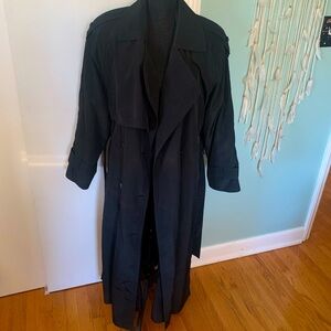 Fleet Street Black Trench Coat
